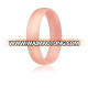 2018 Wholesale Woman Thin Silicone Rubber Wedding Rings Finger Rings for elegant womens